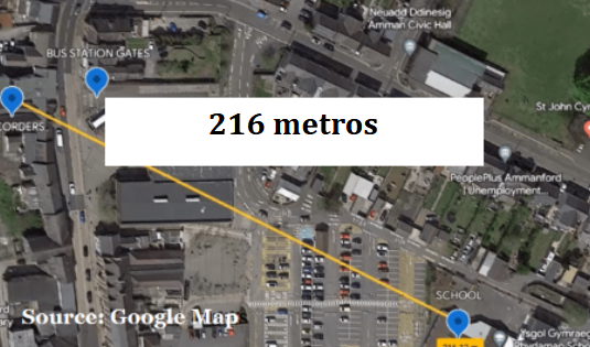 Map showing school location